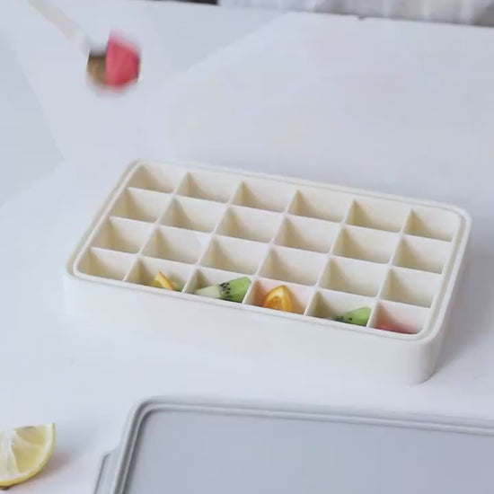 Silicone 12 Cavity Hexagon 3D Ice Mold DIY Popsicl